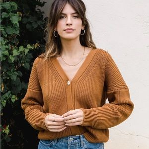 Tradlands Shelter Cardigan Sienna XL
